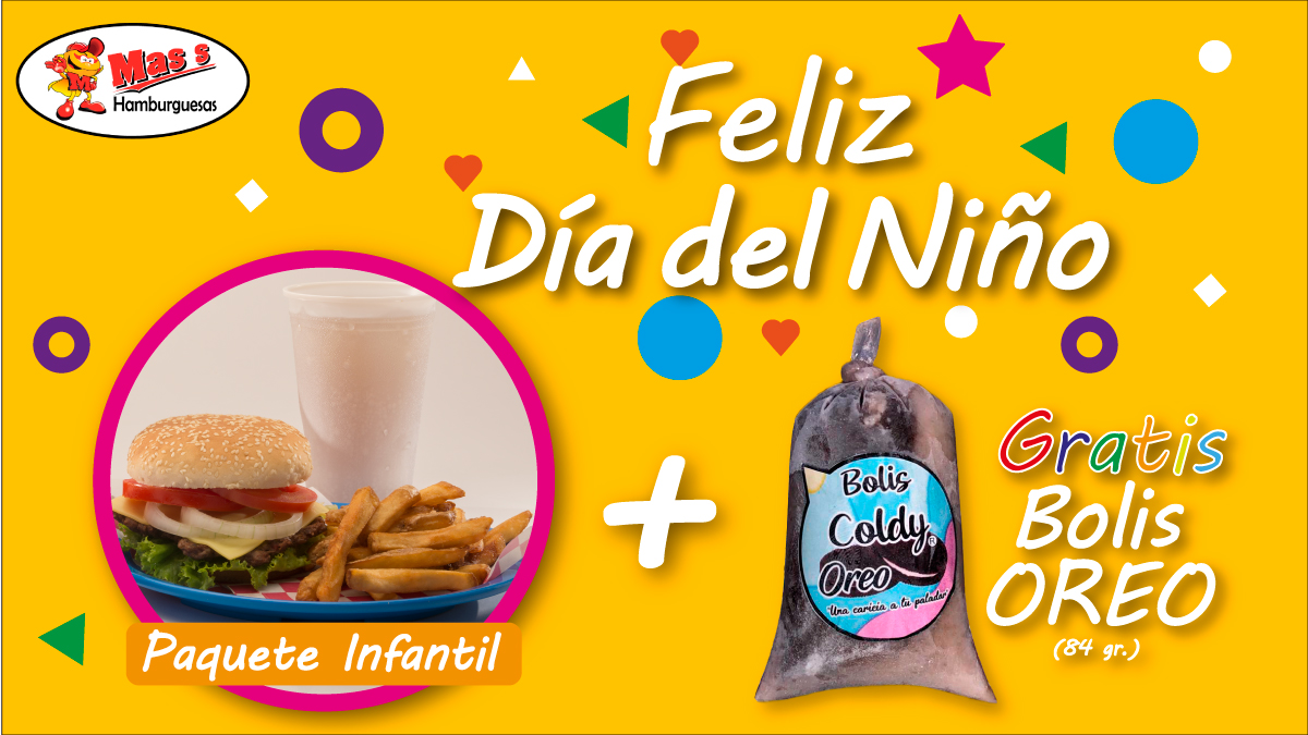 Bolis Gratis en la compra de un Paquete Infantil